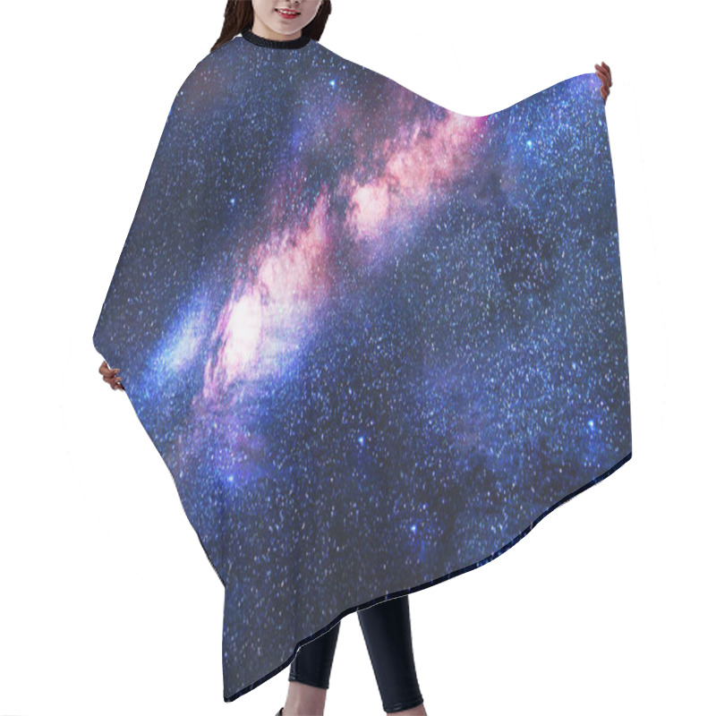 Personality  Beautiful Milky Way During A Dark Night I With Stars Hair Cutting Cape