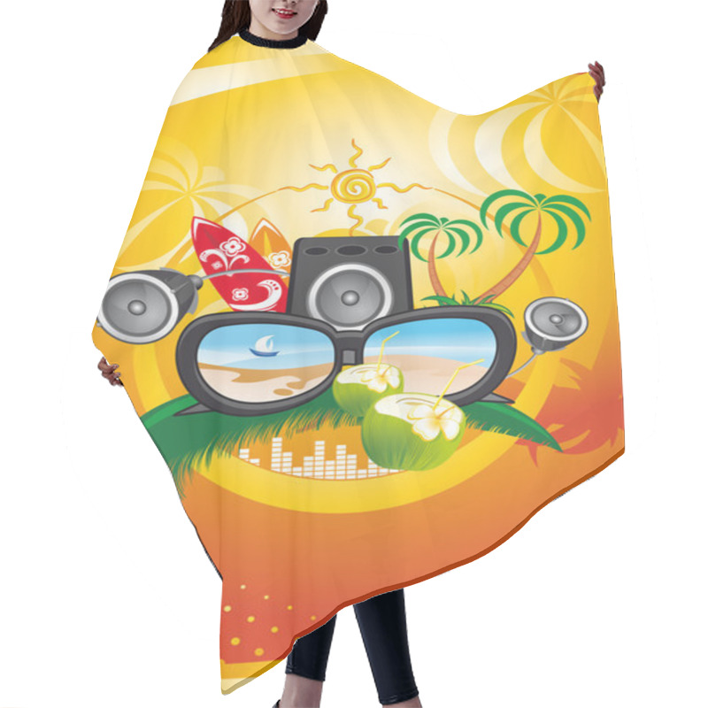 Personality  Summer Party Hair Cutting Cape