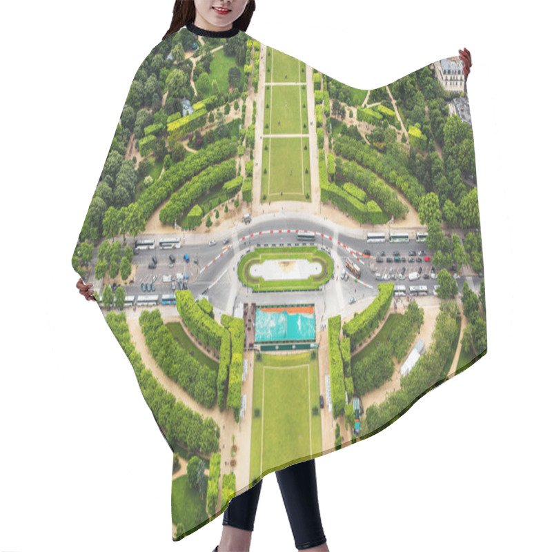 Personality  Panoramic View Of Paris. Tuileries Garden Hair Cutting Cape