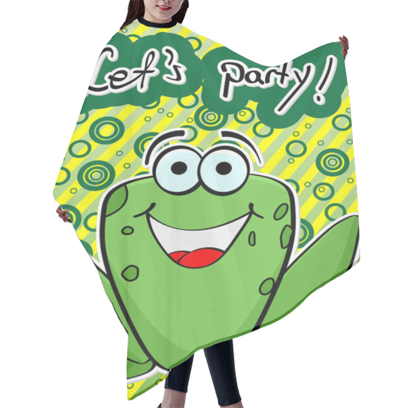 Personality  Crazy Frog Hair Cutting Cape