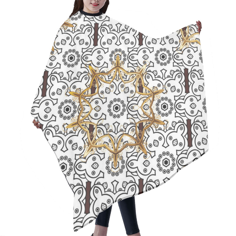 Personality  Abstract Illustration Texture Hair Cutting Cape