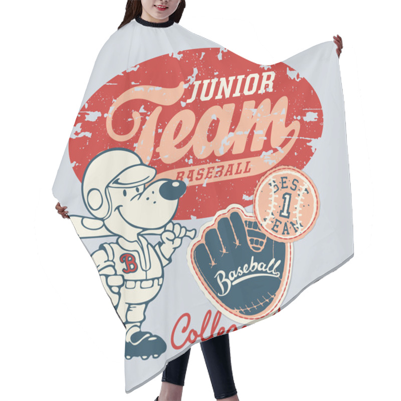 Personality  Cute Baseball Player Hair Cutting Cape