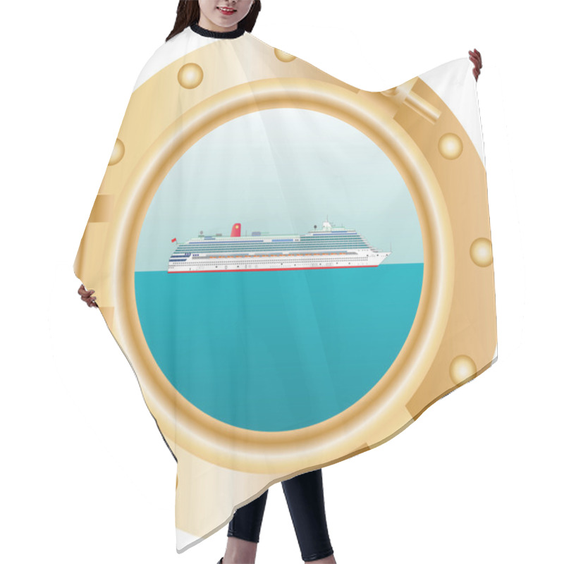 Personality  Porthole Hair Cutting Cape