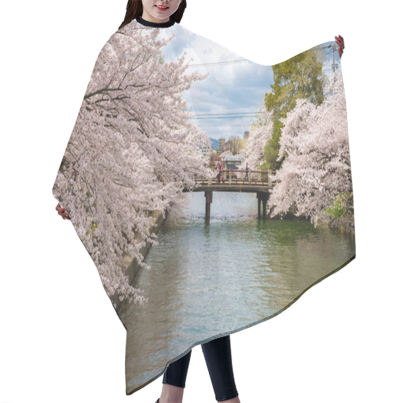 Personality  Sakura Blooms In Japan Hair Cutting Cape