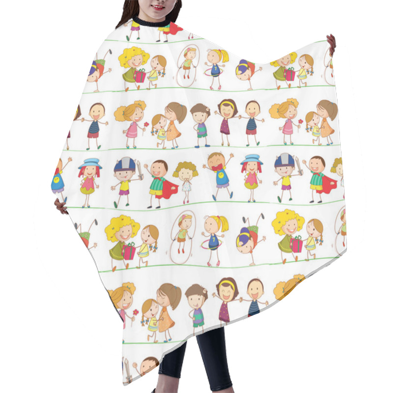 Personality  A Kids Hair Cutting Cape