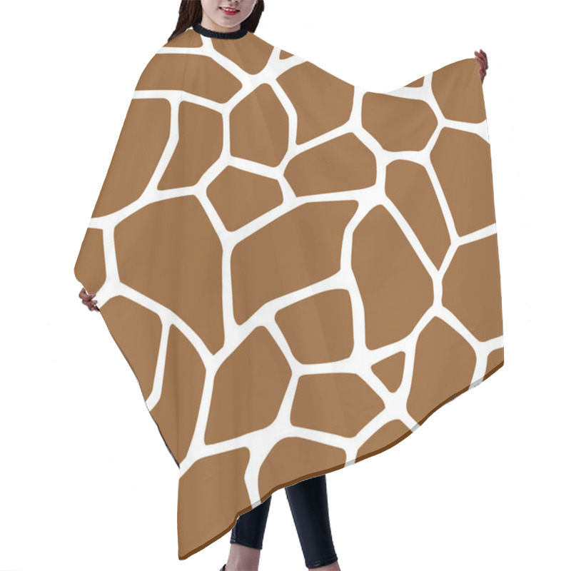 Personality  Giraffe Skin Seamless Pattern Hair Cutting Cape