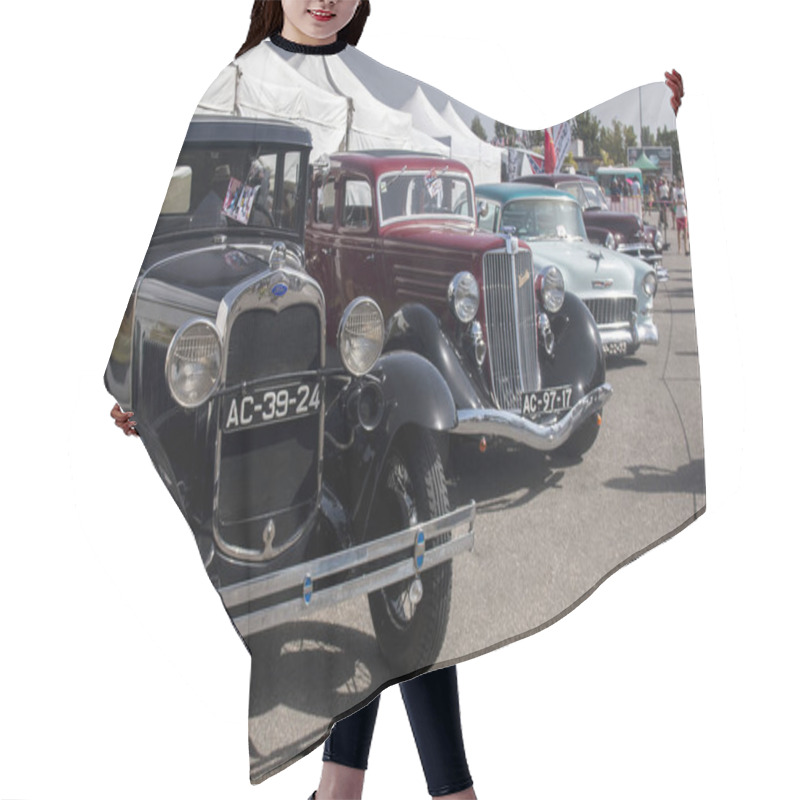 Personality  Classic Vehicles Exhibition  Hair Cutting Cape