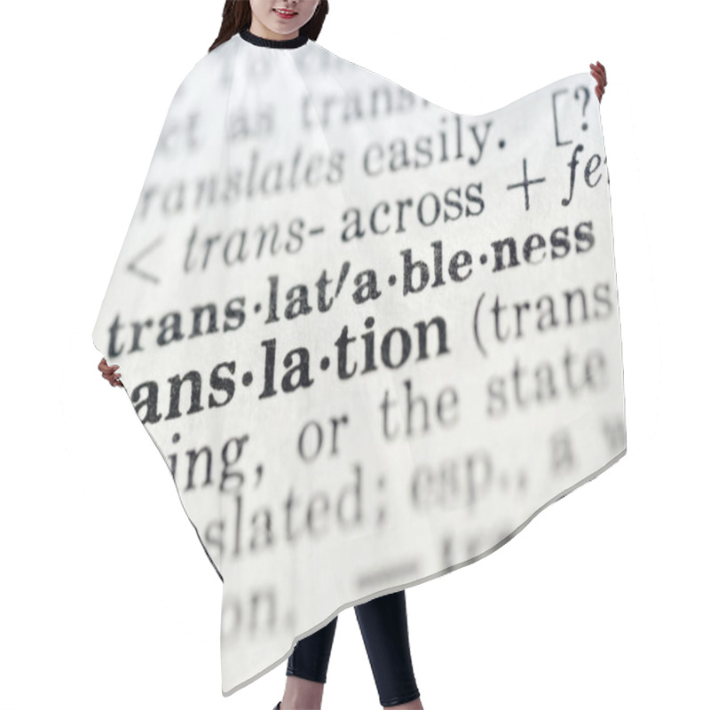 Personality  Definition Of Word Translation In Dictionary Hair Cutting Cape