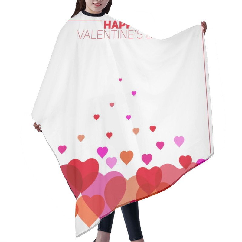 Personality  Happy Valentine's Day Hair Cutting Cape