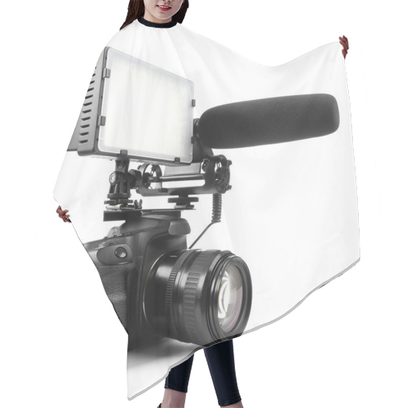 Personality  DSLR Video Camera Hair Cutting Cape