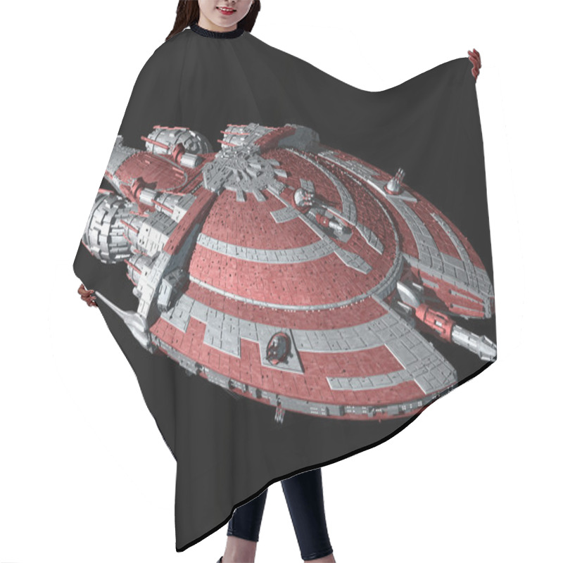 Personality  Spaceship Hair Cutting Cape