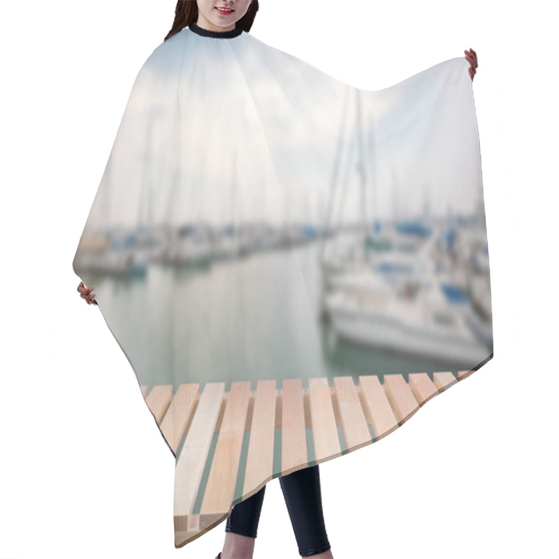 Personality  Yatch Club Background Hair Cutting Cape