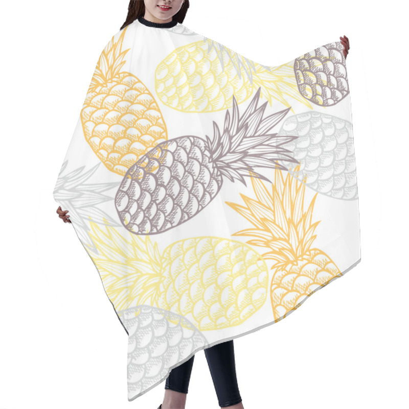 Personality  Seamless Pattern Hair Cutting Cape