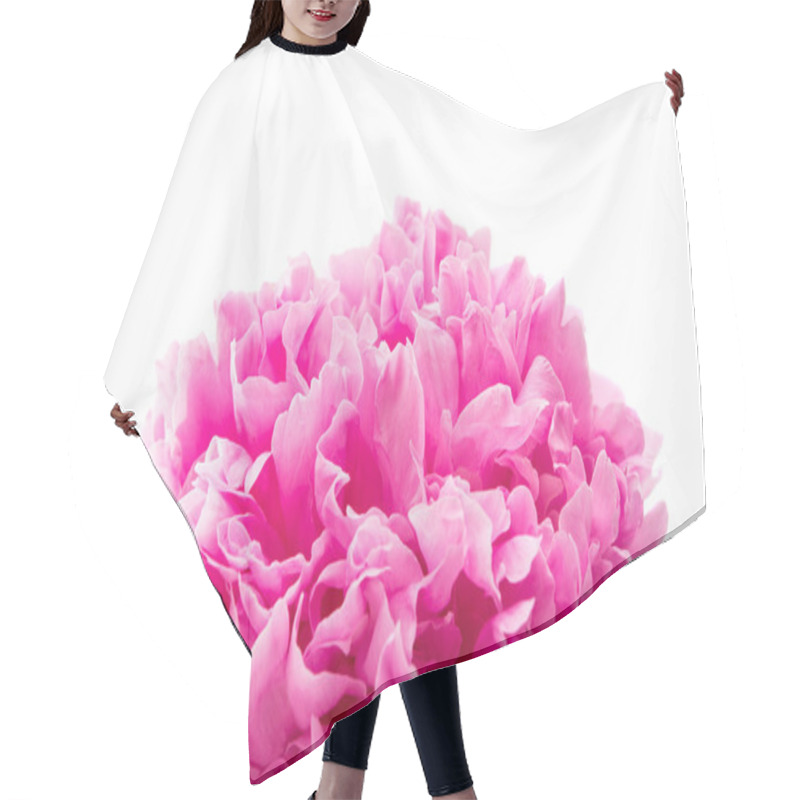 Personality  Pink Peony Isolated Hair Cutting Cape