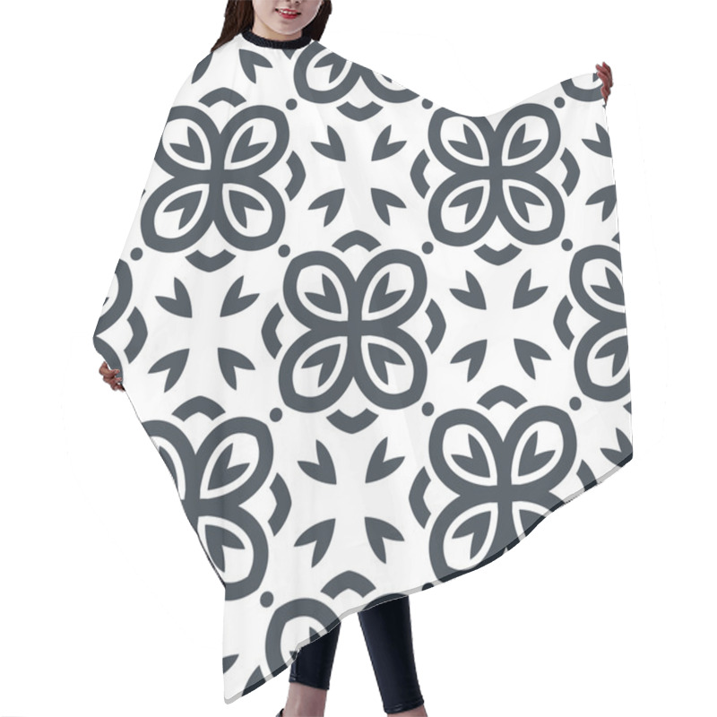 Personality  Seamless Background In Arabic Style Hair Cutting Cape