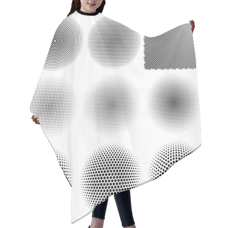 Personality  Radial Patterns Hair Cutting Cape