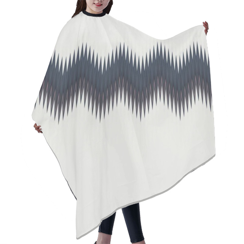 Personality  Chevron Zigzag White Bright Pastel. Mosaic. Hair Cutting Cape