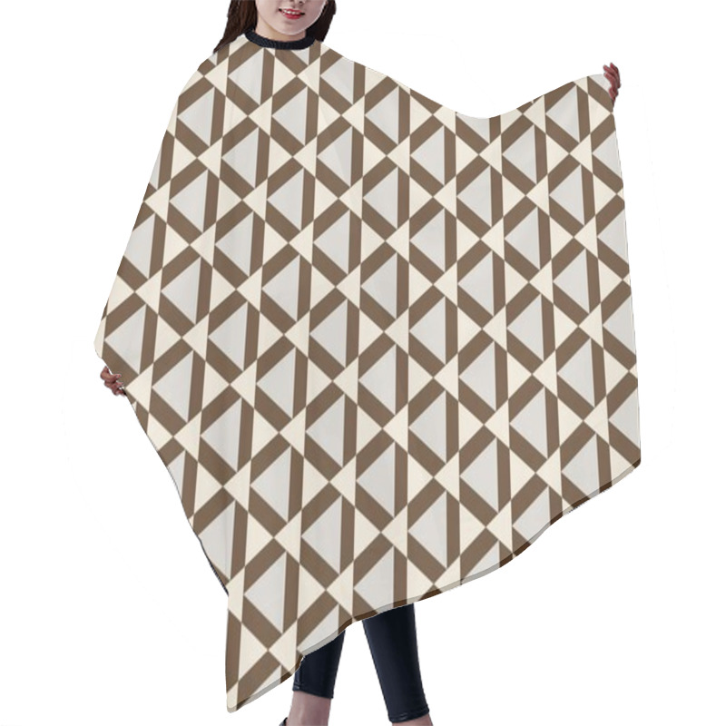 Personality  Seamless Abstract Background With Geometric Elements Hair Cutting Cape