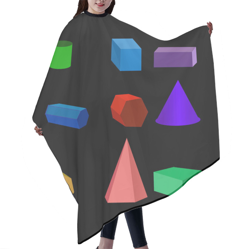 Personality  Inspiring Geometric Shapes For Modern Visual Design Hair Cutting Cape