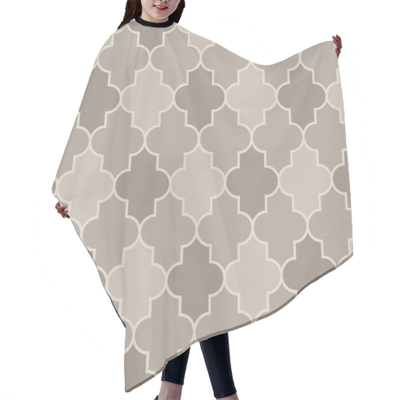 Personality  Arabic Seamless Pattern Grid Lantern Shapes Tiles. Hair Cutting Cape