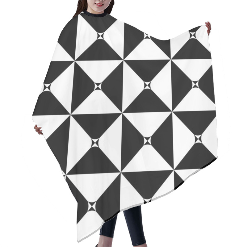 Personality  Abstract Squares Background Hair Cutting Cape