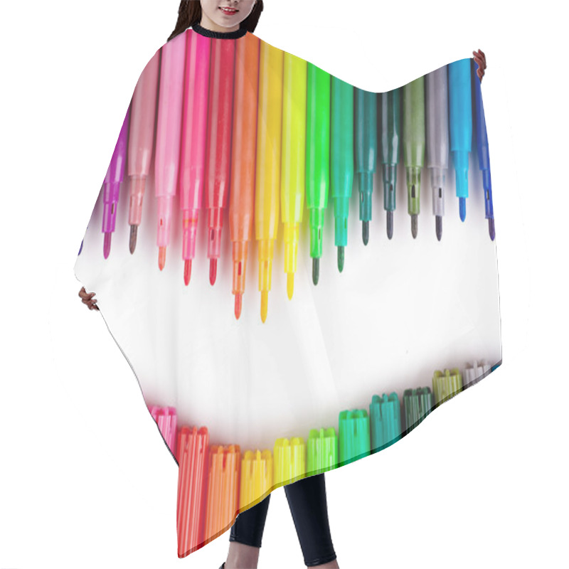 Personality  Felt Tip Pens Hair Cutting Cape