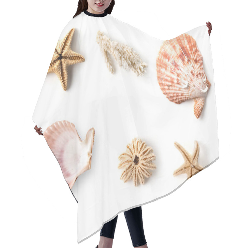 Personality  Sea Set Of Seashells And Starfish Hair Cutting Cape