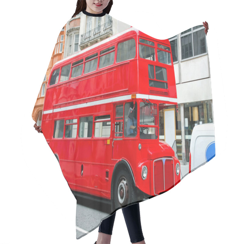 Personality  London Bus Hair Cutting Cape