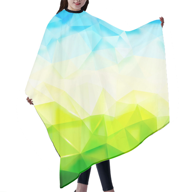 Personality  Triangle Nature Background Hair Cutting Cape