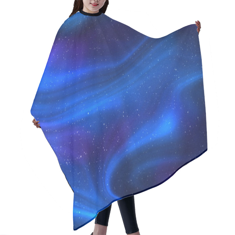 Personality  Planets And Galaxy, Science Fiction Wallpaper. Beauty Of Deep Space. Billions Of Galaxies In The Universe Cosmic Art Background. 3D Illustration. Hair Cutting Cape