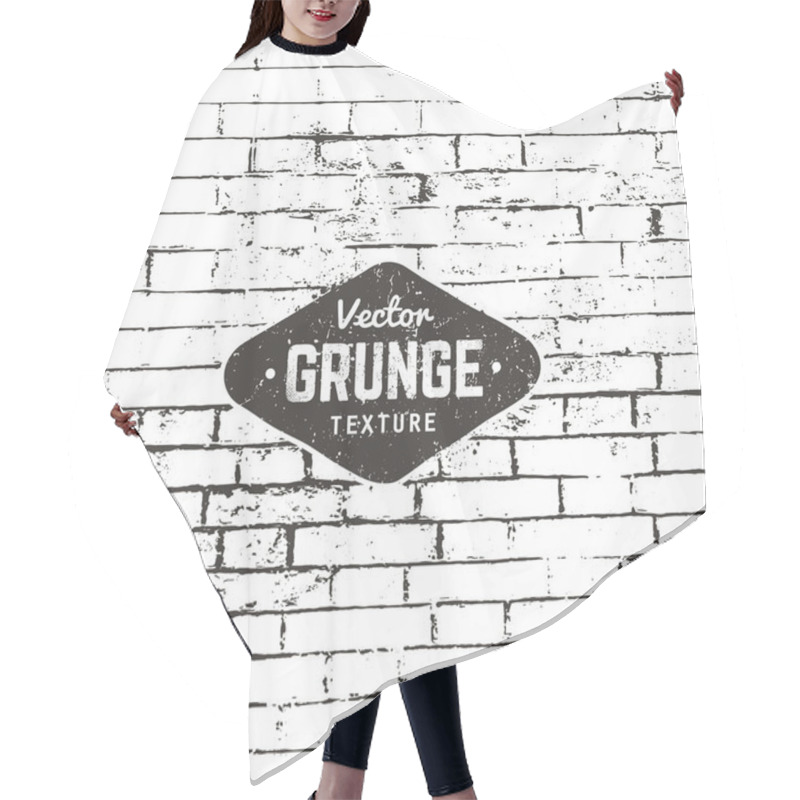 Personality  Vector Grunge Texture Hair Cutting Cape