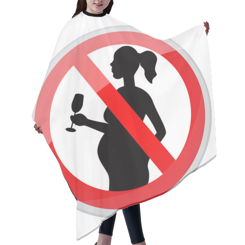 Personality  Pregnant Women And Alcohol Hair Cutting Cape