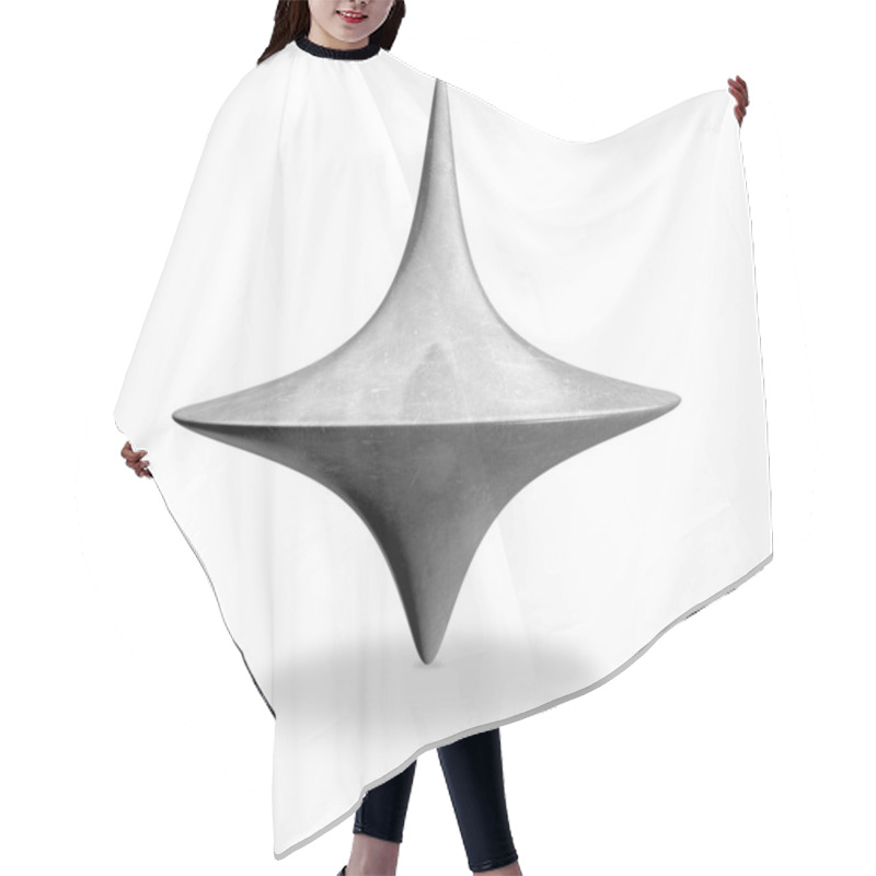 Personality  Die Cast Spinning Top Upright Hair Cutting Cape