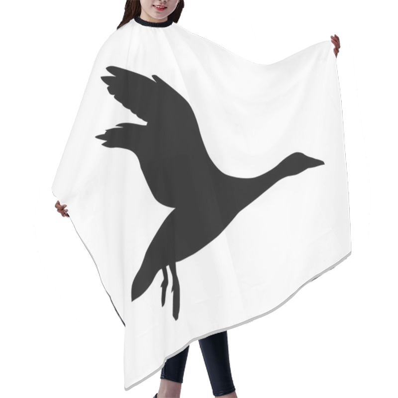 Personality  Goose On White Background Hair Cutting Cape