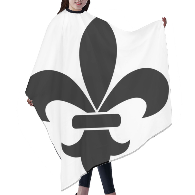 Personality  Vector Fleur De Lis Hair Cutting Cape