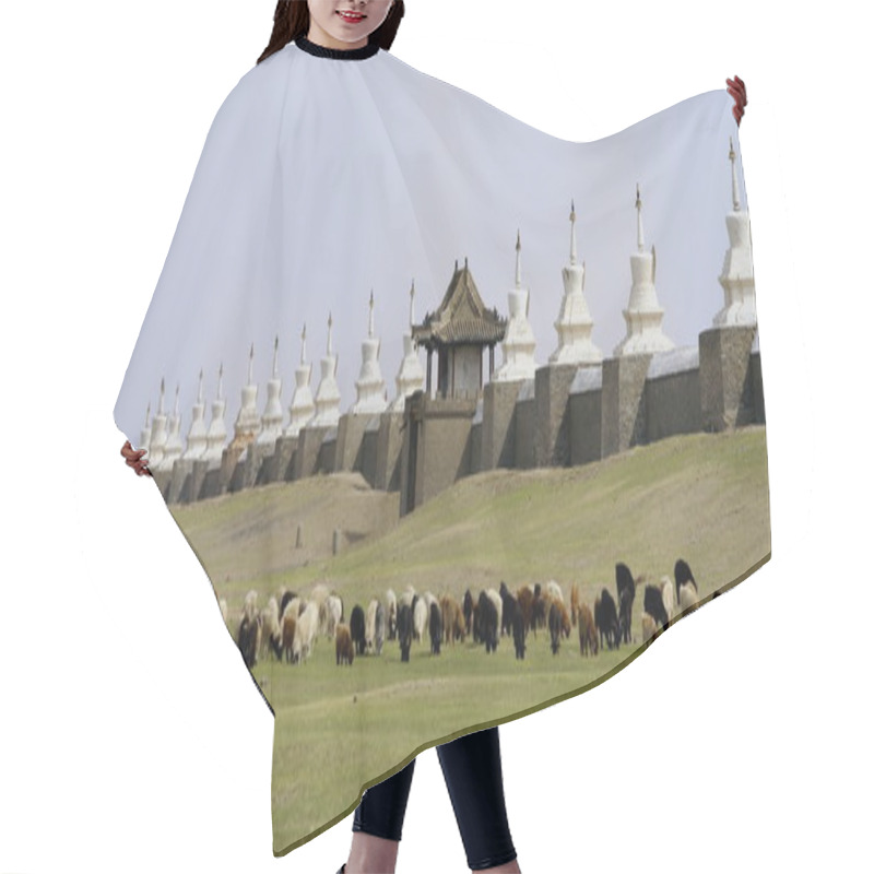 Personality  Buddhist Monastery In Mongolia Hair Cutting Cape