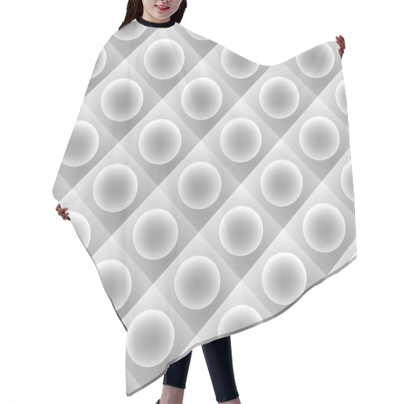 Personality  Repeatable Pattern Tile Hair Cutting Cape