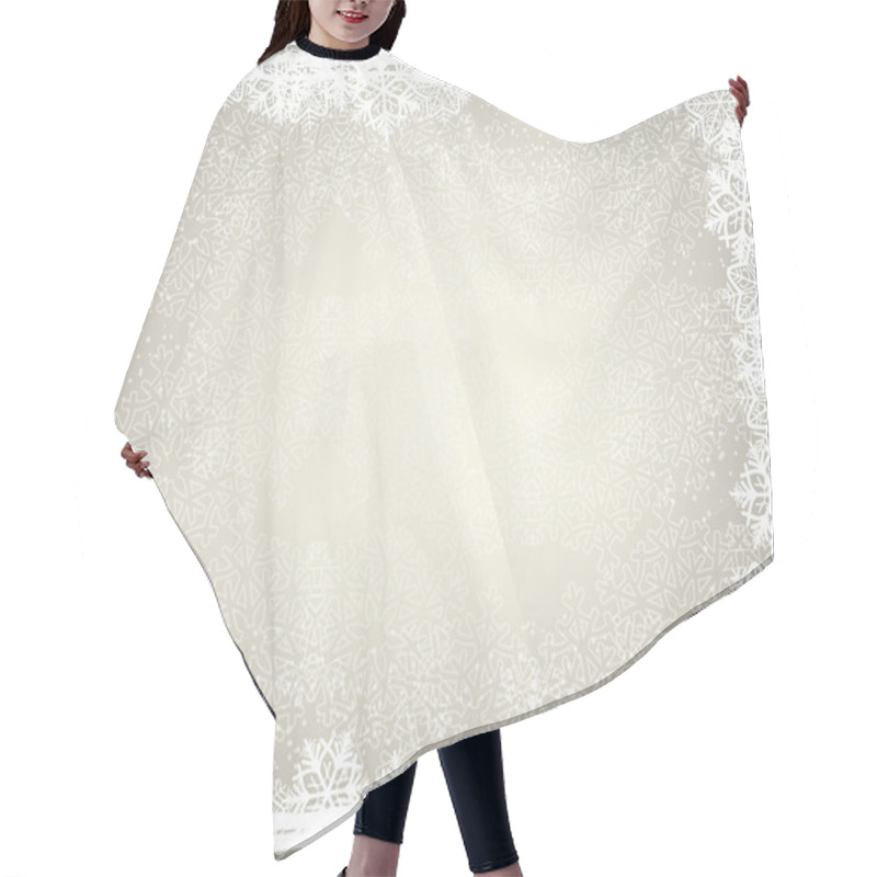 Personality  Snowflake Frame Hair Cutting Cape