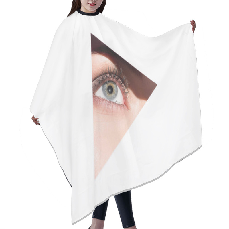 Personality  Eyes Hair Cutting Cape