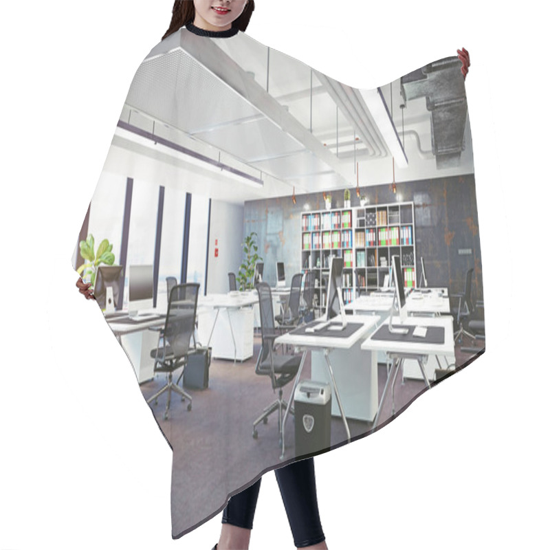 Personality  Modern Office Interior, Hair Cutting Cape