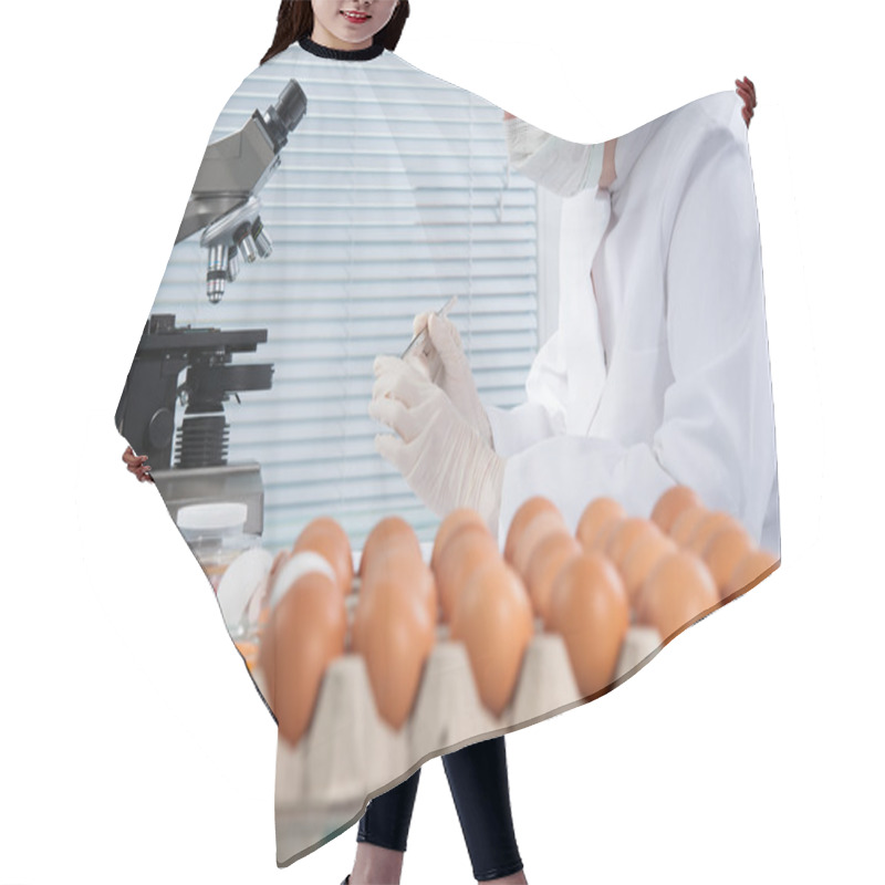 Personality  Food Safety Concept Hair Cutting Cape