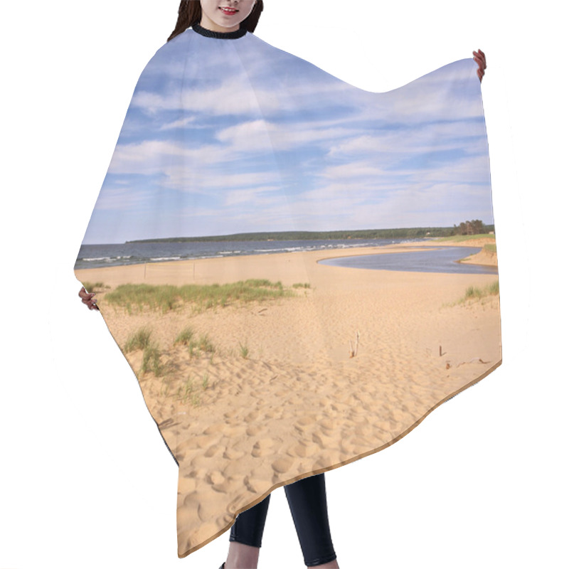 Personality  South Shore Beachscape Hair Cutting Cape