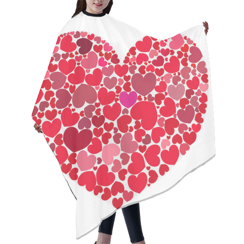 Personality  Heart Of Hearts Hair Cutting Cape