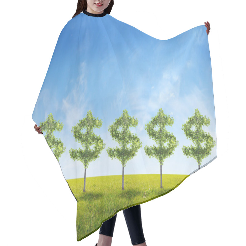 Personality  Money Tree Hair Cutting Cape