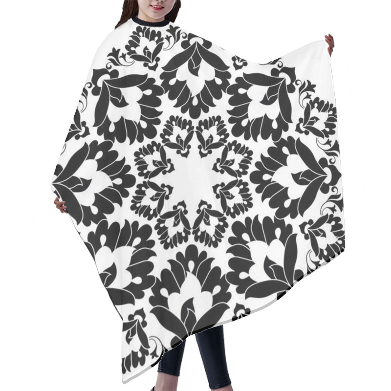 Personality  Ottoman Motifs Design Series With Thirteen Hair Cutting Cape