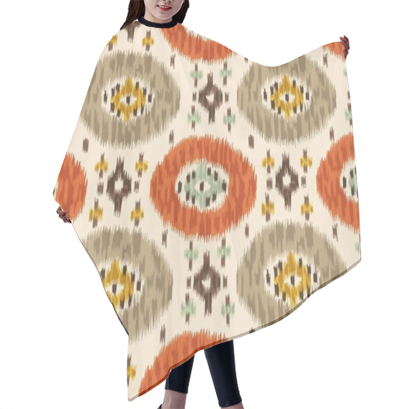 Personality  Oriental Pattern. Silk Pattern. Cotton Pattern. Adras. Ikat. Hair Cutting Cape