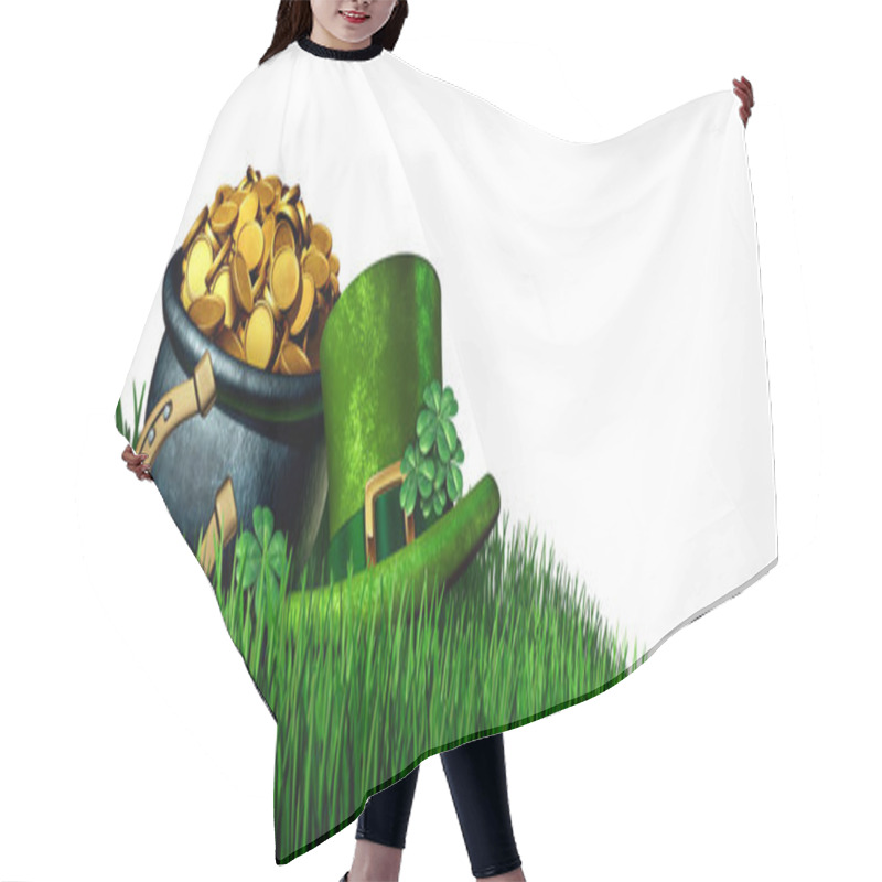 Personality  Saint Patricks Day Design Element Hair Cutting Cape