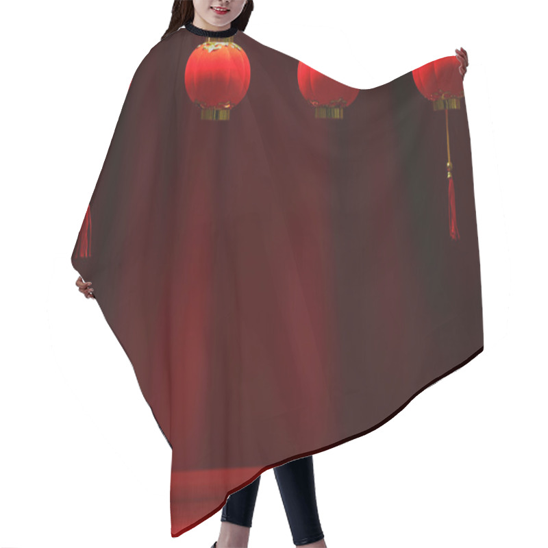 Personality  Chinese New Year. Hair Cutting Cape