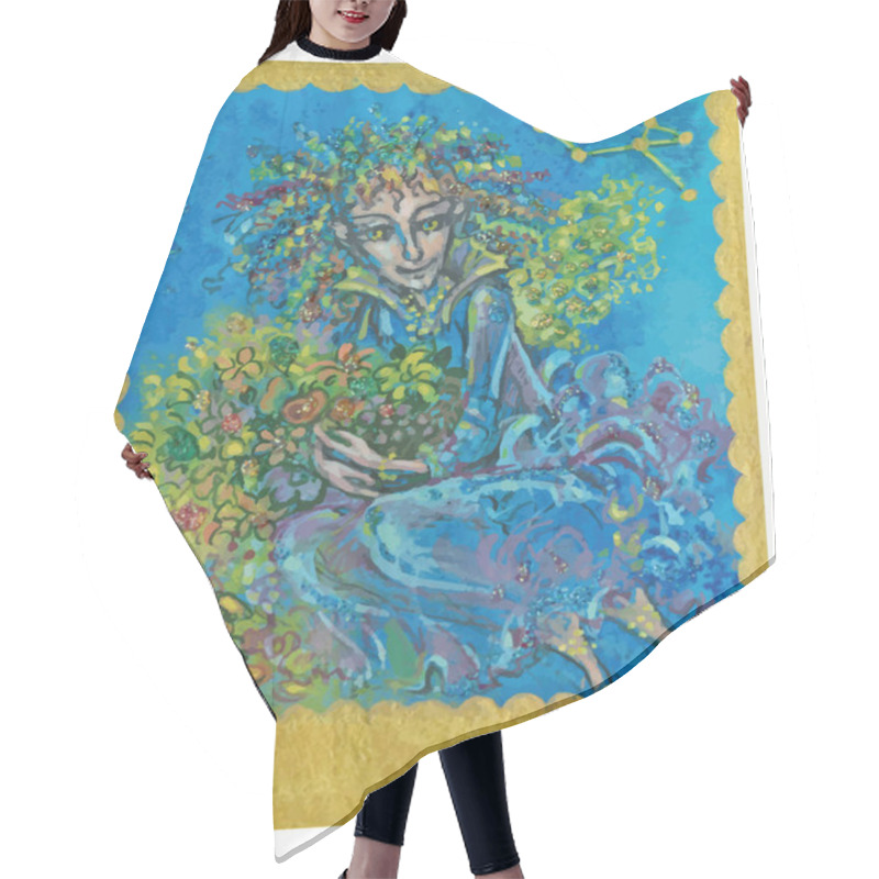 Personality  Vector Tarot Card - ABUDANCE Hair Cutting Cape