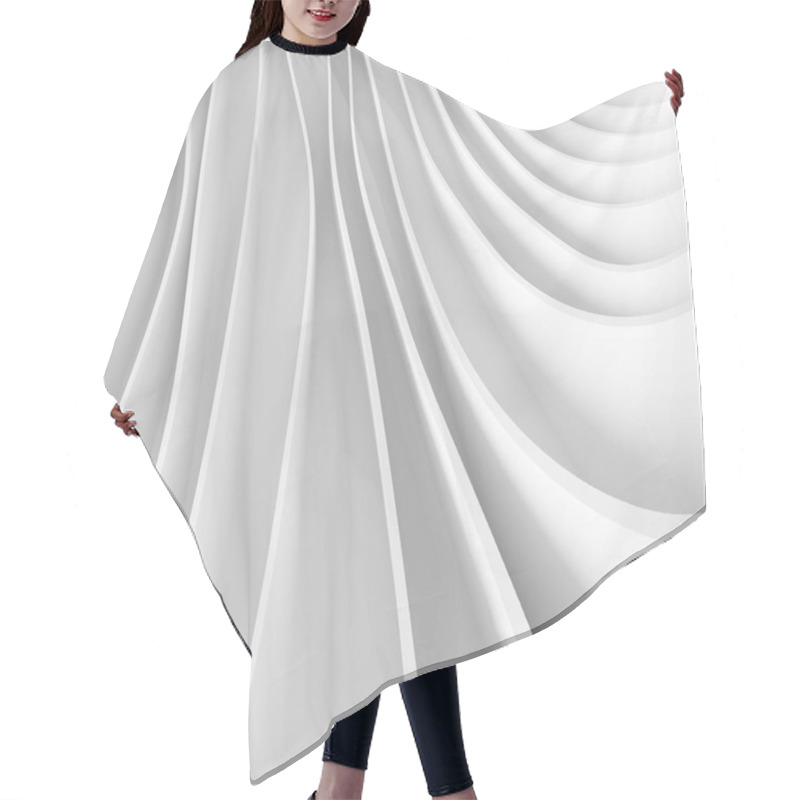 Personality  White Stripe  Background Hair Cutting Cape